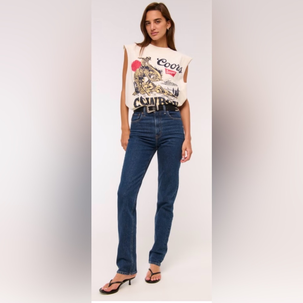 Abercrombie Jean / Ultra High Rise 90s Straight